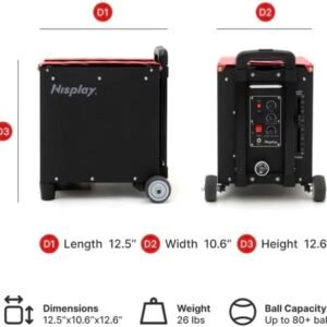 Nisplay Portable Tennis Ball Machine (26lbs) Nisplay Portable Tennis Ball Machine (26lbs) - Image 4