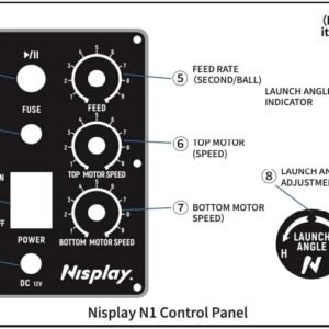 Nisplay Portable Tennis Ball Machine (26lbs) Nisplay Portable Tennis Ball Machine (26lbs) - Image 5