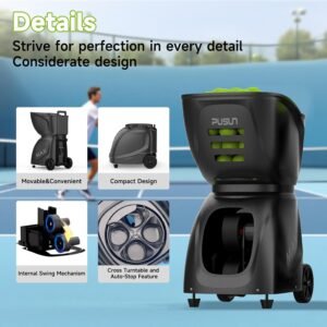 Buy PUSUN PT-Max C Automatic Tennis Ball Machine 145+ Ball APP Remote Training | Rendan Sport Shop Buy PUSUN PT-Max C Automatic Tennis Ball Machine 145+ Ball APP Remote Training | Rendan Sport Shop - Image 6