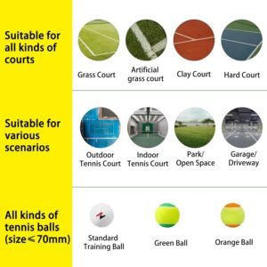 Buy PT-Smart Tennis Ball Machine 12 Training Modes APP Control Custom Programming Portable | Rendan Sport Shop - Image 8
