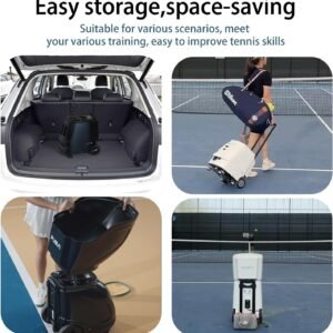 Buy PT-Smart Tennis Ball Machine 12 Training Modes APP Control Custom Programming Portable | Rendan Sport Shop - Image 5
