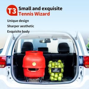 Buy Siboasi SS-T3 Tennis Ball Machine – High Speed, Battery Remote Stable Feed - Image 7