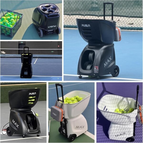 Buy PUSUN PT-Max C Automatic Tennis Ball Machine 145+ Ball APP Remote Training | Rendan Sport Shop