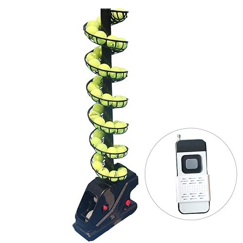 Anbt Portable Tennis Ball Machine – Plug-In & Battery Powered | 50 Ball Capacity | Buy at Rendan Sport Shop