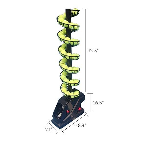 Anbt Portable Tennis Ball Machine – Plug-In & Battery Powered | 50 Ball Capacity | Buy at Rendan Sport Shop