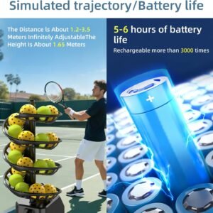 Buy Tennis Baller Automatic Ball Tosser 33 Ball Capacity Portable Serving Machine Buy Tennis Baller Automatic Ball Tosser 33 Ball Capacity Portable Serving Machine - Image 6