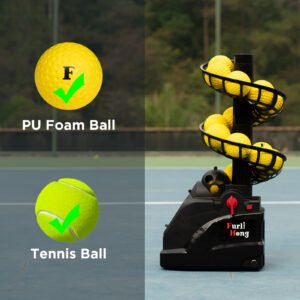 Furlihong 6802BH 2-in-1 Baseball and Tennis Ball Launcher – Battery or AC Powered | Rendan Sport Shop Furlihong 6802BH 2-in-1 Baseball and Tennis Ball Launcher – Battery or AC Powered | Rendan Sport Shop - Image 5