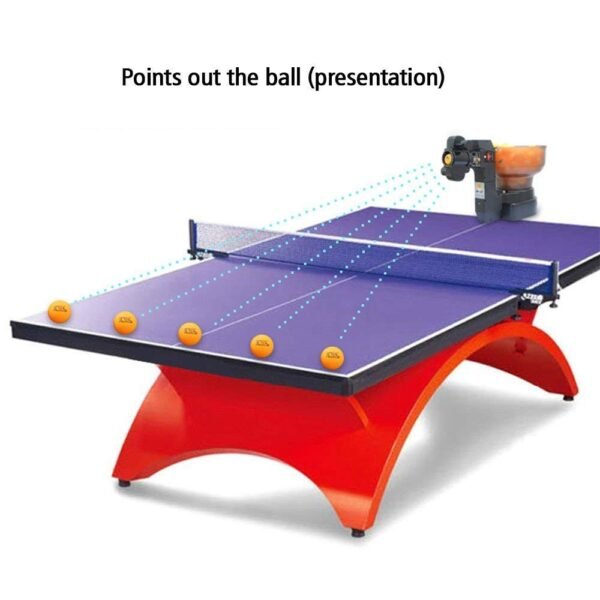 GDAE10 Table Tennis Robot – 36W Automatic Ping Pong Ball Machine, 120 Ball Capacity with Wired Remote | Rendan Sport Shop