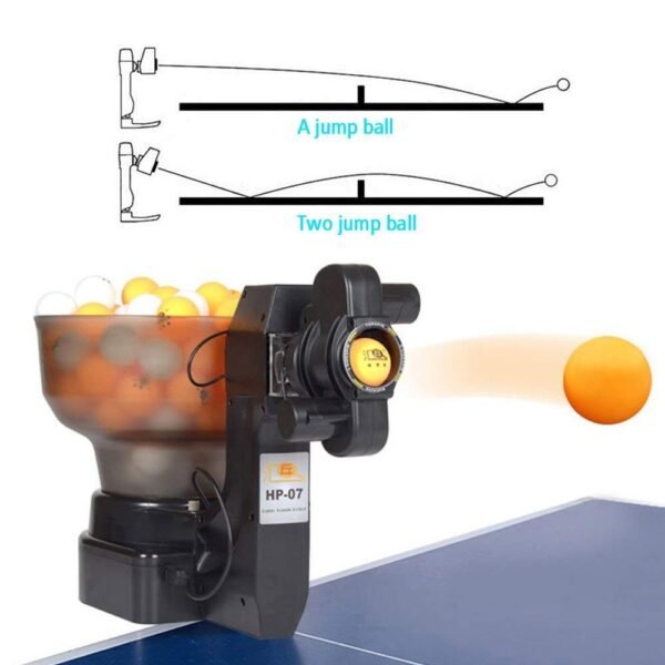 GDAE10 Table Tennis Robot – 36W Automatic Ping Pong Ball Machine, 120 Ball Capacity with Wired Remote | Rendan Sport Shop