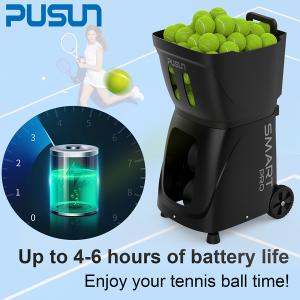 Buy PT-Smart Pro Tennis Ball Machine – Internal Oscillation, Centered Ejection & APP Remote Control