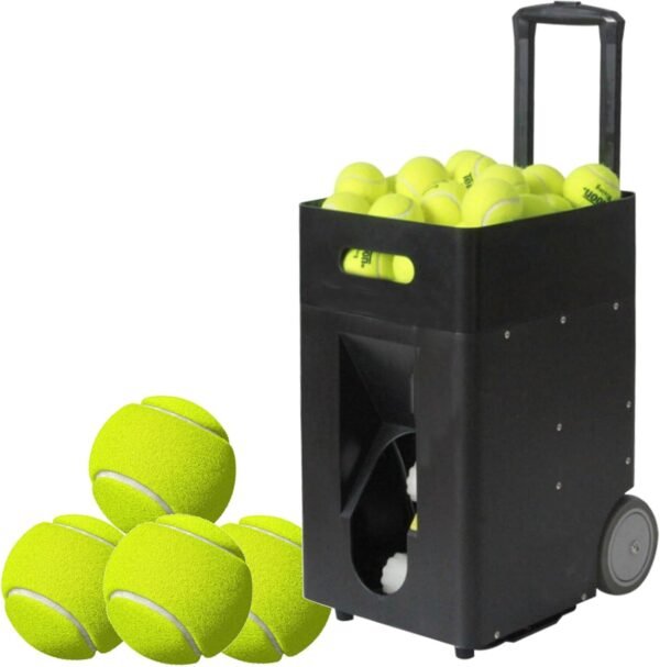 Automatic Tennis Ball Machine – Smart APP & Remote Control | 50 Ball Capacity | Rendan Sport Shop Lmuwecno Tennis Ball Machine