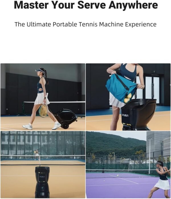 Buy ZenoPlanet PT-9001 Tennis Ball Machine – Portable Programmable, Remote Control, Adjustable Speed | Rendan Sport Shop