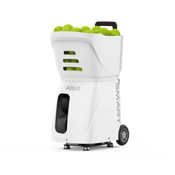PT-Smart Tennis Ball Machine Portable Battery Powered White