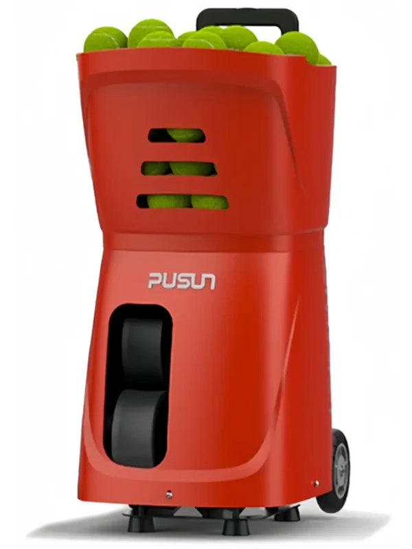PT-Smart Portable Tennis Ball Machine – Auto Trainer, Adjustable Speed & Angle, 100-Ball Capacity with Remote Control