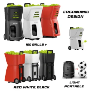 PT-Smart Portable Tennis Ball Machine – Auto Trainer, Adjustable Speed & Angle, 100-Ball Capacity with Remote Control PT-Smart Portable Tennis Ball Machine – Auto Trainer, Adjustable Speed & Angle, 100-Ball Capacity with Remote Control - Image 6