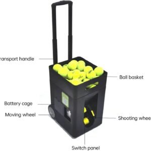 Buy Tennis Ball Machine Practice Launcher 50 Ball Adjustable Angle Speed | Rendan Sport Shop Buy Tennis Ball Machine Practice Launcher 50 Ball Adjustable Angle Speed | Rendan Sport Shop - Image 4