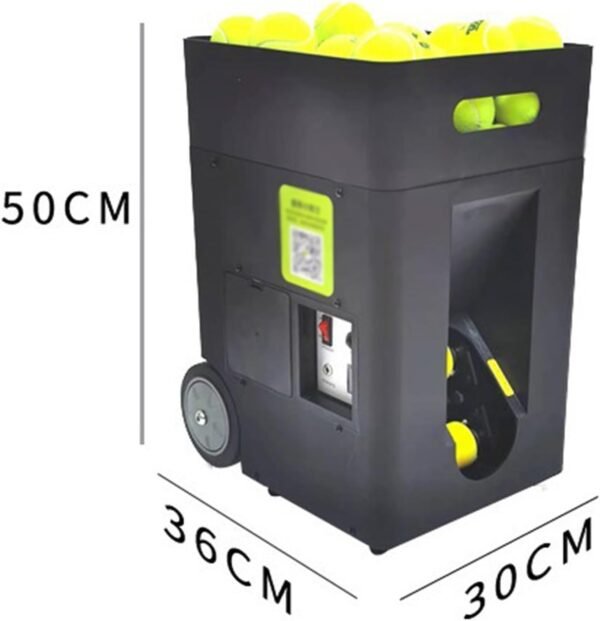 Buy Tennis Ball Machine Practice Launcher 50 Ball Adjustable Angle Speed | Rendan Sport Shop