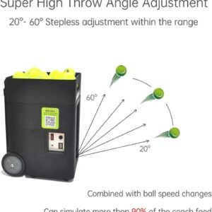 Buy Tennis Ball Machine Practice Launcher 50 Ball Adjustable Angle Speed | Rendan Sport Shop Buy Tennis Ball Machine Practice Launcher 50 Ball Adjustable Angle Speed | Rendan Sport Shop - Image 6