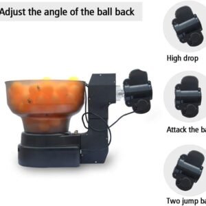 ZXMT Table Tennis Ball Machine – Automatic Ping Pong Robot with 9 Spin Modes, 110 Ball Capacity, 40–70 Balls/Min ZXMT Table Tennis Ball Machine – Automatic Ping Pong Robot with 9 Spin Modes, 110 Ball Capacity, 40–70 Balls/Min - Image 3