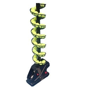 Anbt Tennis Machine – Portable Tennis Serving Machine, Plug-In & Battery Powered, 50 Ball Capacity