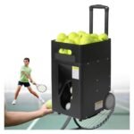 Automatic Tennis Ball Machine – Smart APP & Remote Control, Adjustable Angle & Speed, 50 Ball Capacity