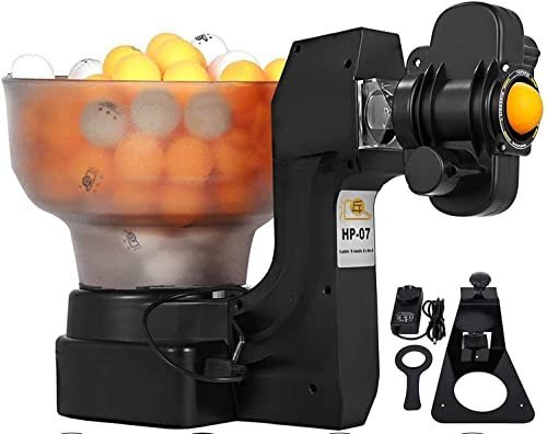 GDAE10 Table Tennis Robot – Automatic Ping Pong Ball Machine with Wired Remote, 120 Ball Capacity (36W) GDAE10 Table Tennis Robot – Automatic Ping Pong Ball Machine with Wired Remote, 120 Ball Capacity (36W)