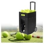 Lmuwecno Tennis Ball Machine – Smart APP & Wireless Remote Control, Adjustable Angle & Spin, 50 Ball Capacity