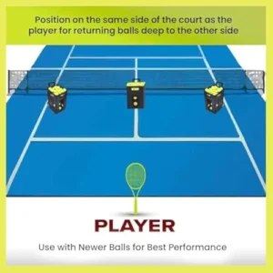 MAHWER Portable Automatic Tennis Ball Launcher with APP Remote MAHWER Portable Automatic Tennis Ball Launcher with APP Remote - Image 6