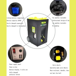 MAHWER Portable Automatic Tennis Ball Launcher with APP Remote MAHWER Portable Automatic Tennis Ball Launcher with APP Remote - Image 5