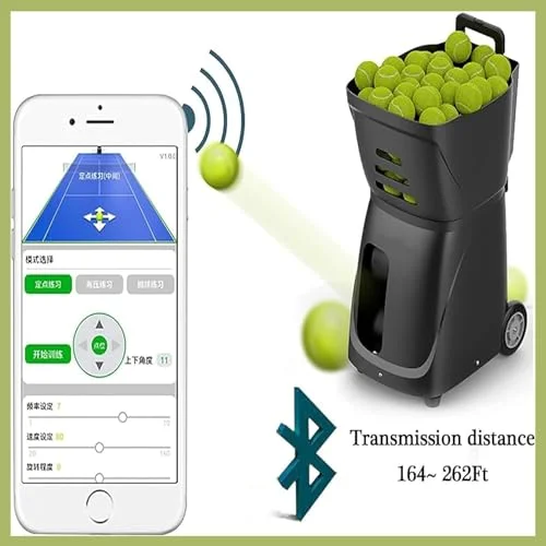MAHWER Tennis Ball Tosser for Self-Play – Beginner Friendly Ball Launcher