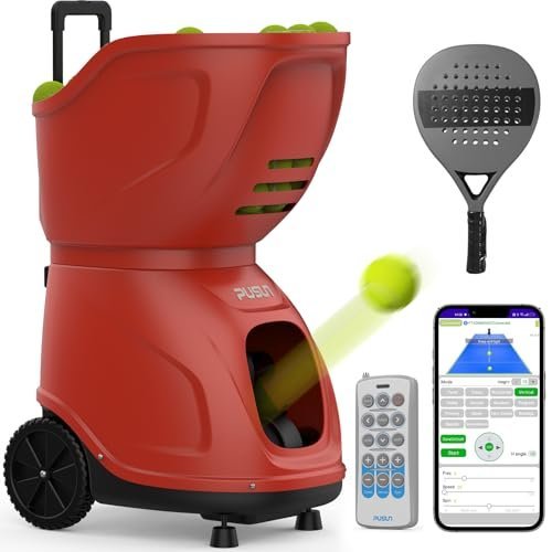 Padel Ball Machine PT 9001 Professional Tennis Ball Shooter Padel Ball Machine PT 9001 Professional Tennis Ball Shooter