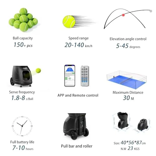 Buy PT 9001 Professional Padel Ball Machine