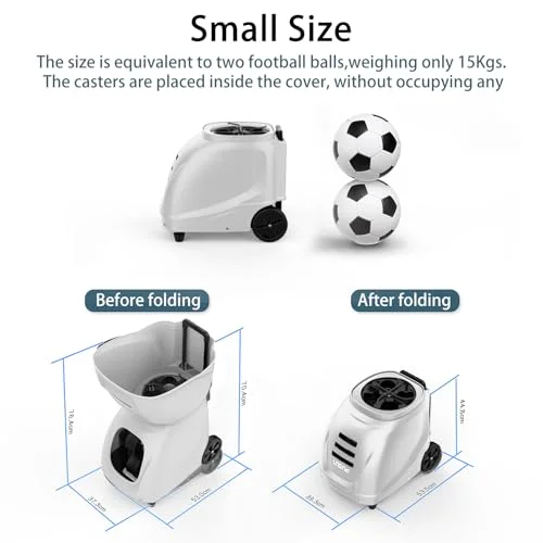 Buy PT-MAX C Tennis Ball Machine – 140 km/h Automatic Serve | 145 Ball Capacity | APP & Remote Control | White