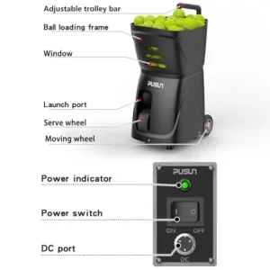 PT Smart Tennis Ball Machine – APP-Controlled Personal Coach for Every Skill Level PT Smart Tennis Ball Machine – APP-Controlled Personal Coach for Every Skill Level - Image 3