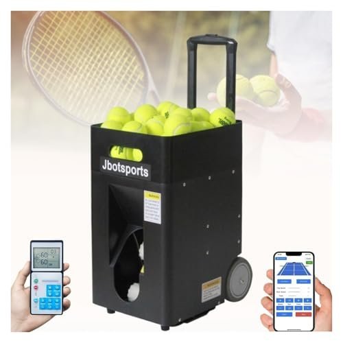 Tennis Ball Machine,Tennis Training Equipment, Automatic Tennis Ball Launcher, Adjustable Throwing Angle, Speed, Rotation Frequency, 50 Large... Tennis Ball Machine,Tennis Training Equipment, Automatic Tennis Ball Launcher, Adjustable Throwing Angle, Speed, Rotation Frequency, 50 Large...