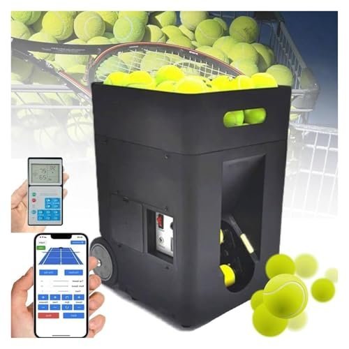 Tennis Ball Machine,Tennis Training Equipment, Portable Tennis Ball Machine, Automatic Tennis Ball Thrower, Adjustable Throwing Angle, Speed,... Tennis Ball Machine,Tennis Training Equipment, Portable Tennis Ball Machine, Automatic Tennis Ball Thrower, Adjustable Throwing Angle, Speed,...
