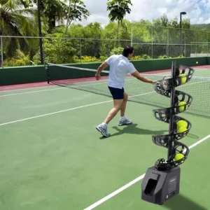 Buy Portable Tennis Ball Thrower – Plug-In Automatic Serving Machine, 33 Ball Capacity - Image 4