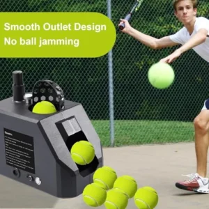 Buy Portable Tennis Ball Thrower – Plug-In Automatic Serving Machine, 33 Ball Capacity - Image 7