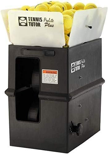 Tennis Tutor Prolite Plus with Remote. Includes One-Touch Topspin Button. Made in USA by #1 Tennis Machine Company. Tennis Tutor Prolite Plus with Remote. Includes One-Touch Topspin Button. Made in USA by #1 Tennis Machine Company.