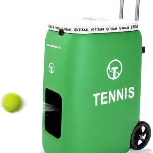 Home Titan ONE Tennis Ball Machine with 130-Ball Capacity & Internal Oscillation