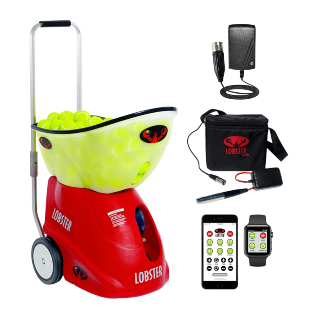 Lobster Sports Elite Grand Four Tennis Ball Machine Review Lobster Sports Elite Grand Four Tennis Ball Machine