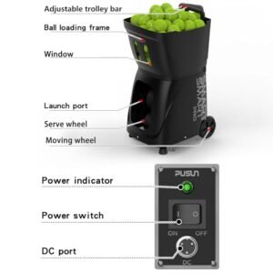 PUSUN Padel Smart PRO Padel Ball Machine for Sale - Image 4